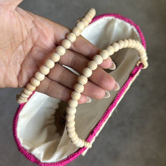 REVOLVE x Mercedes Salazar Vamos A La Playa Raffia Woven Bag - Picture 4 of 7